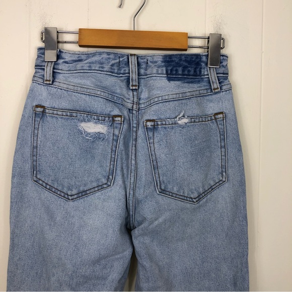 A&F Annie High Rise Ankle Straight Jeans Sz 00S - Picture 9 of 15